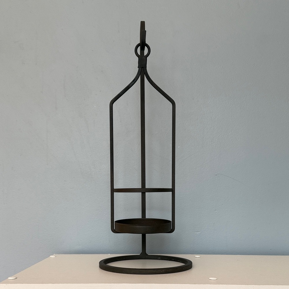 Yankee Candle Black Metal Candle Holder